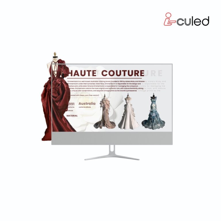 i-culed RK-T30-ZP6A 30-inch transparant OLED Monitor Display